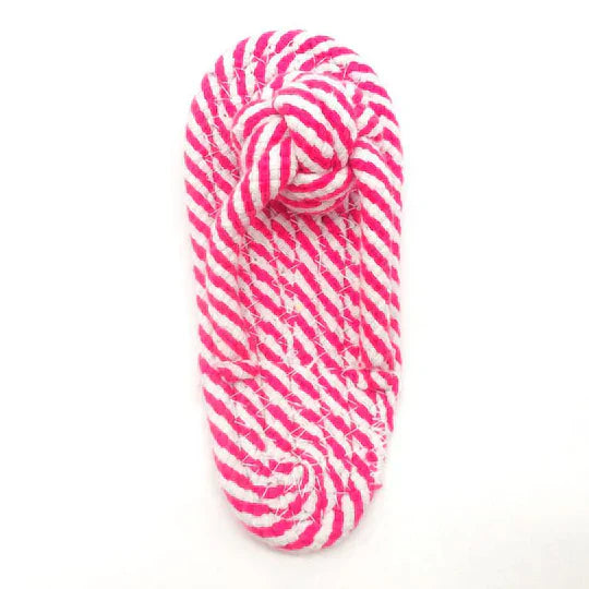 Durable pet dental care cotton rope chew toy, perfect for dog playtime and health