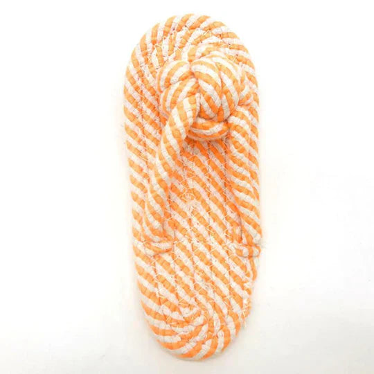 Non-toxic cotton rope dog toy, essential pet accessory for chewing and dental hygiene