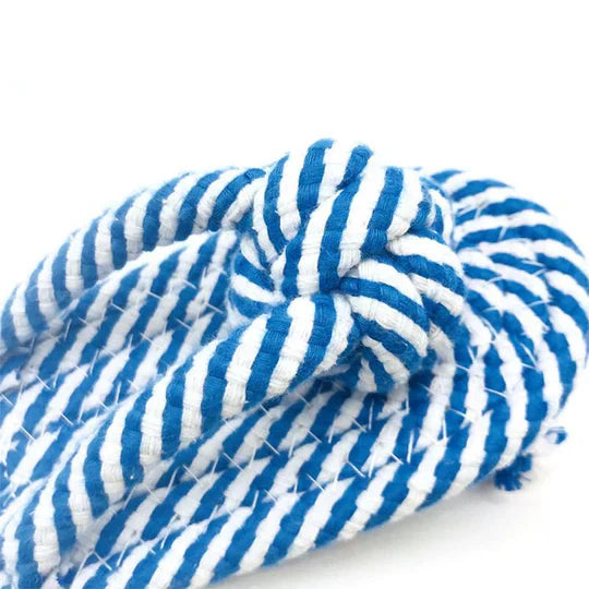 Healthy dog accessory: cotton rope chew toy for clean teeth and engaging playtime