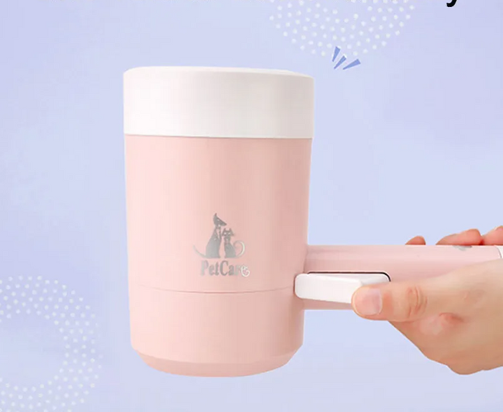 Innovative dog supplies: Electric Paw Cleaner with drying, essential for pet maintenance