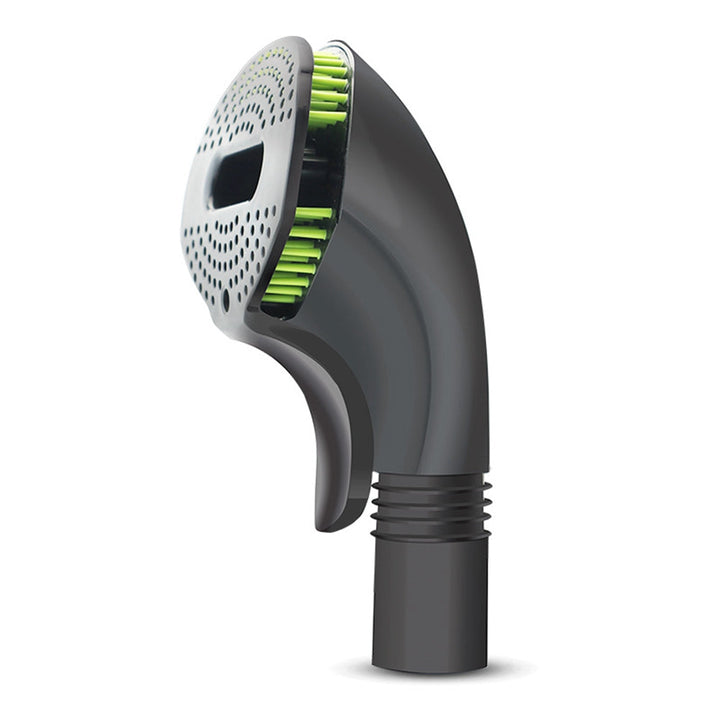 Ergonomic pet brush for dogs, featuring a massage function to promote healthy fur and relaxation, ideal for furbabies.