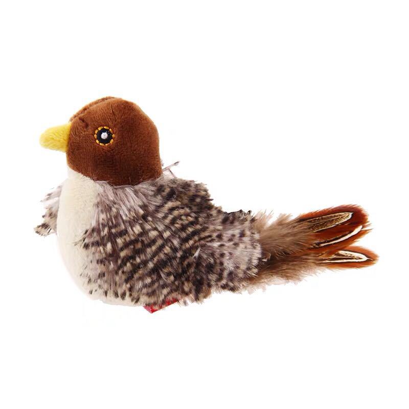 Durable pet bird squeak toy for dogs, designed for interactive playtime and long-lasting fun
