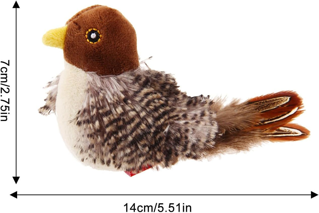 Close-up of a colorful pet bird squeak toy, an engaging dog toy for interactive fetch and enrichment