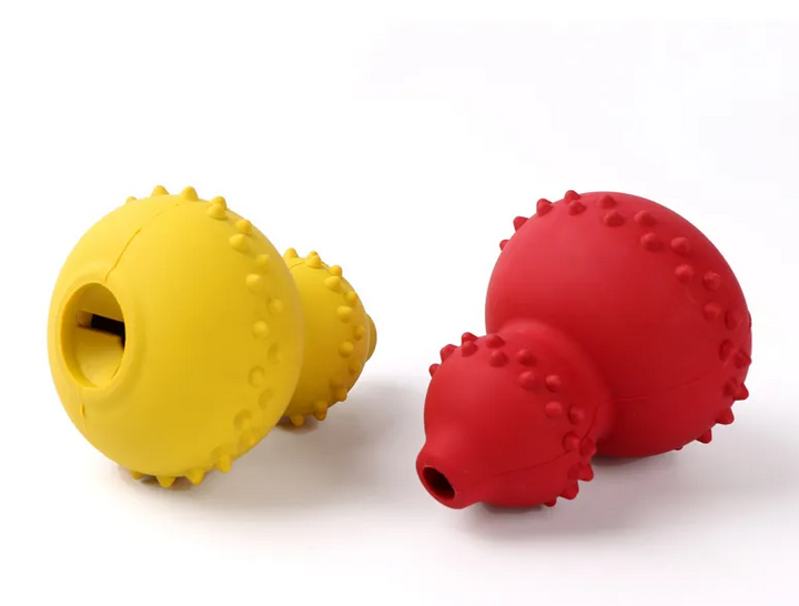 Pet supplies: Dog Interactive Treat Dispenser Chew Toy, a tough puzzle for boredom.