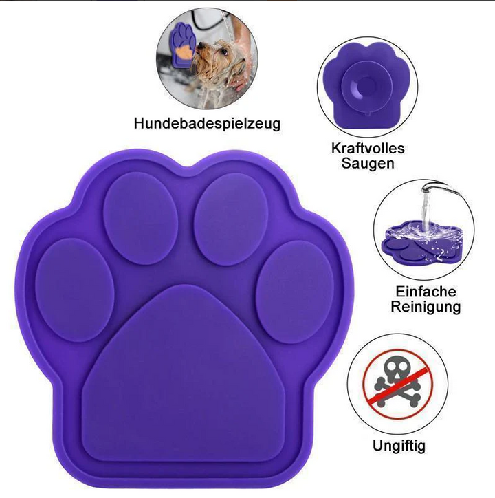 Pet grooming dog lick mat, a versatile slow feeder and anxiety relief tool for bathing