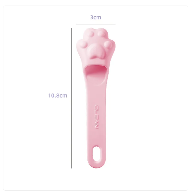 Paw-shaped tongue cleaner for dogs, promoting oral hygiene and fresh breath