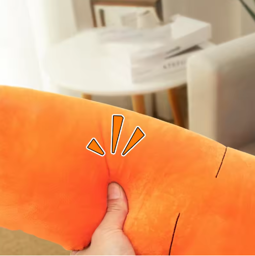 Interactive dog plush toy, carrot design, excellent pet supplies for chewing and play.