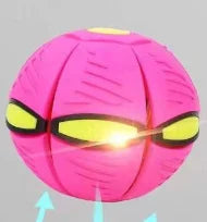 Pet supplies: Luminous Pop-Up Disc Ball, a transforming dog toy for engaging playtime