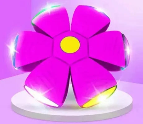 Pop-Up Disc Ball: an interactive, transforming dog toy for outdoor activity and enrichment