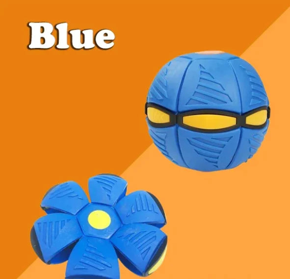 Luminous Dog Disc Ball, interactive pet toy that transforms for enhanced playtime fun