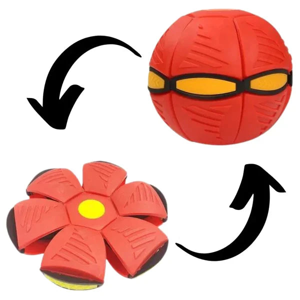 Dog gifts: Pop-Up Disc Ball, a transforming interactive pet toy for fun outdoor play