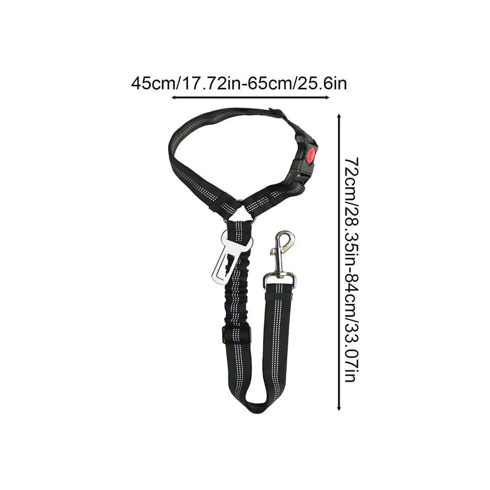 Universal pet car seat belt for ultimate dog safety on the road