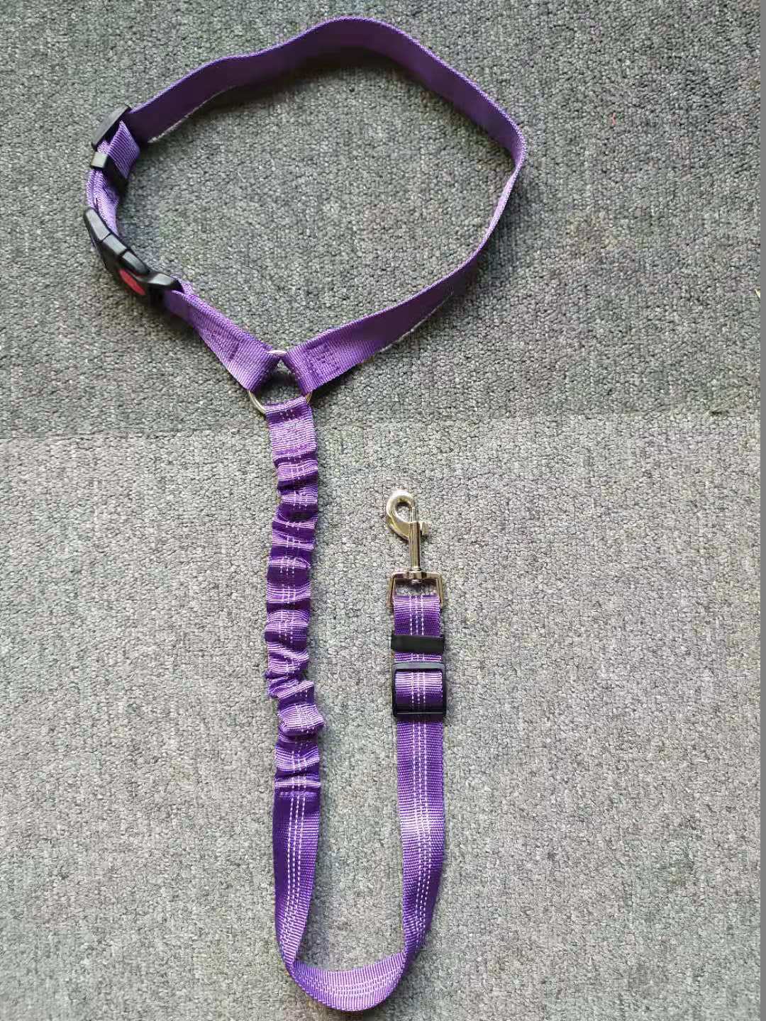 Pet car accessory, adjustable seat belt ensures dog travel security