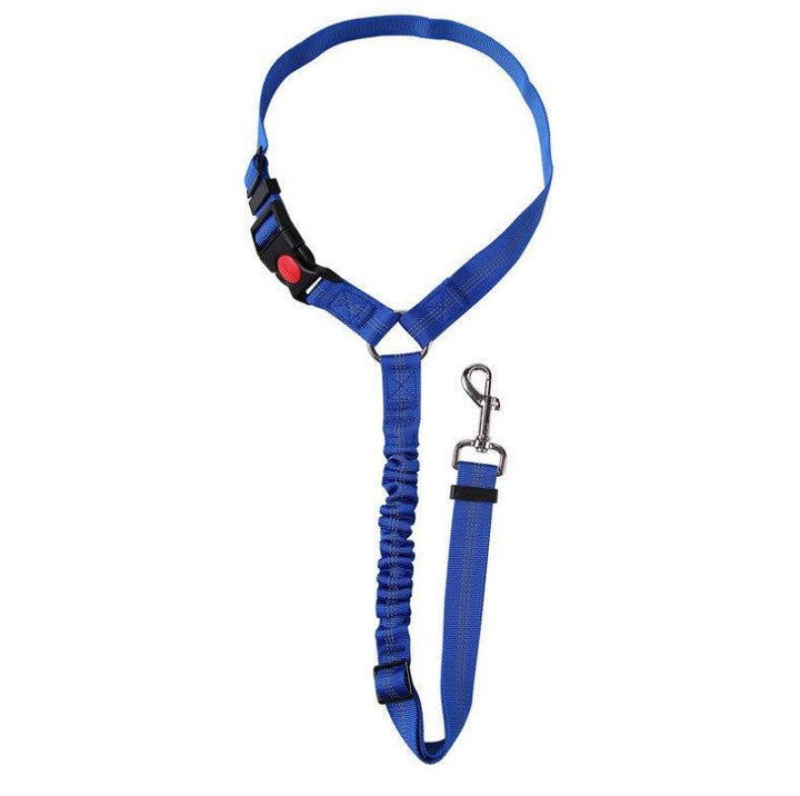 Adjustable pet seat belt for cars, essential dog travel accessory