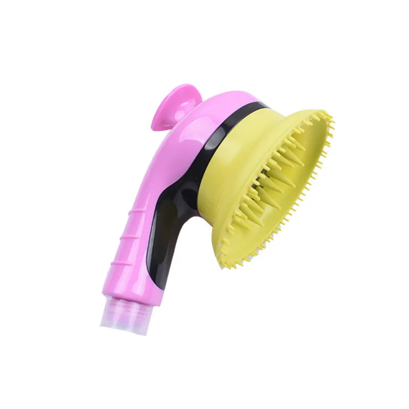 Animal wash silicone brush, a dog care grooming tool for effective cleaning