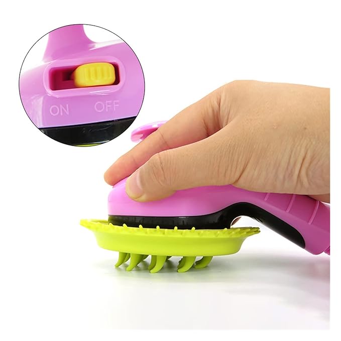 Silicone dog bath brush for effective cleaning and gentle pet massage