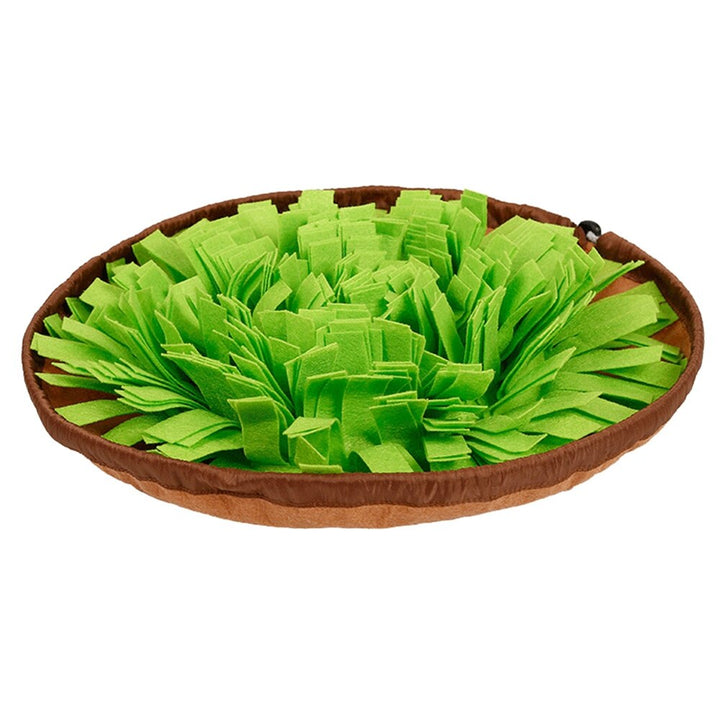 Washable snuffle mat for dogs, a great durable slow feeder for mental stimulation.
