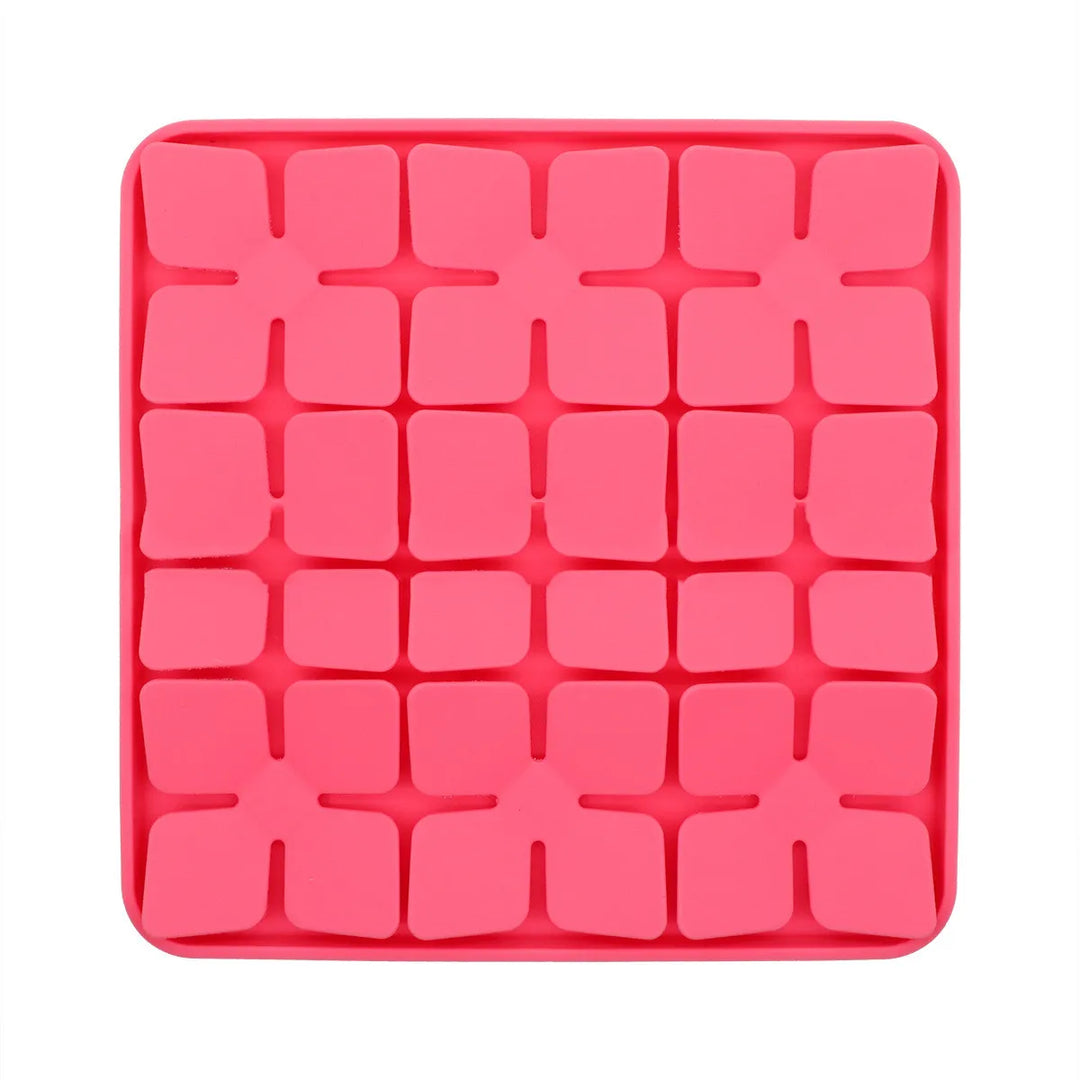 Canine slow feeder snuffle mat, pet supplies to promote healthy eating, with hidden treat compartments.