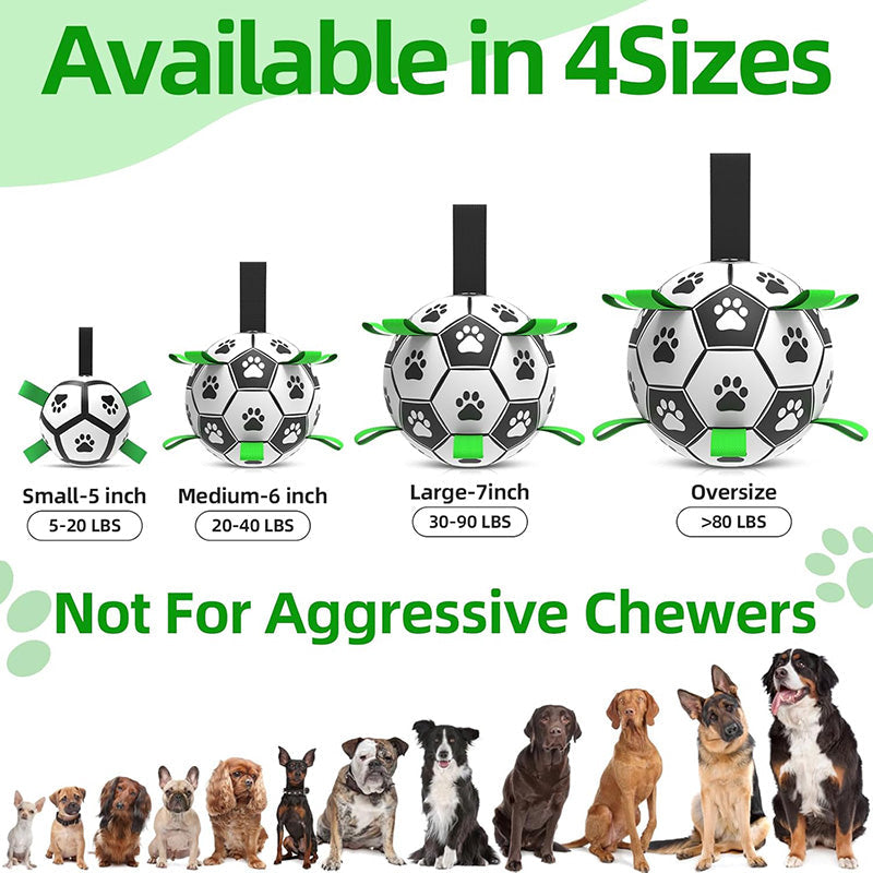 Pet supplies: dog soccer ball designed for active dogs and interactive play sessions