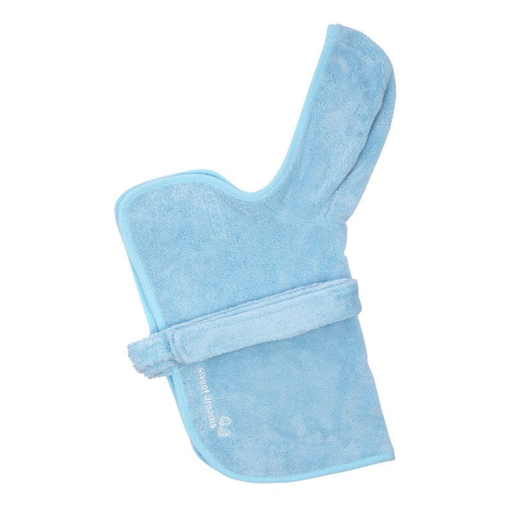 Collection of dog bathrobes in various sizes and colors, showcasing the versatile pet towel range.