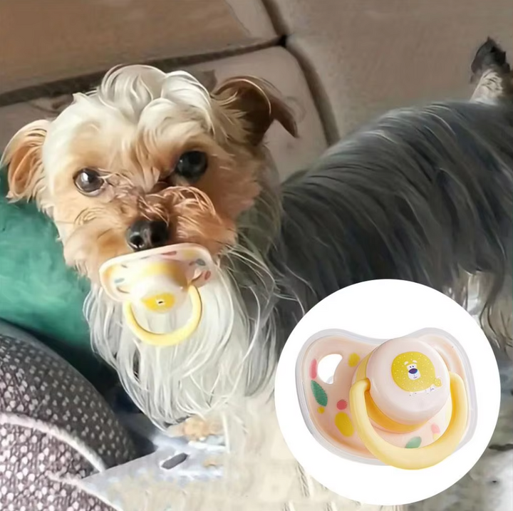 Puppy chew toy, soft yet durable dummy for small dogs, promotes healthy teeth