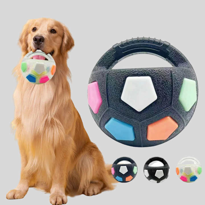 Pair of robust dog tennis balls, perfect pet toy for fetch and outdoor play, suitable for all dogs.