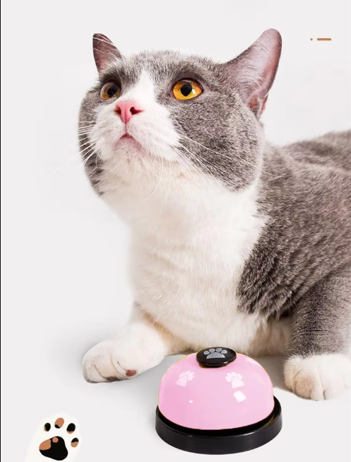 Interactive dog training bell for pet communication, teaching commands, and positive reinforcement