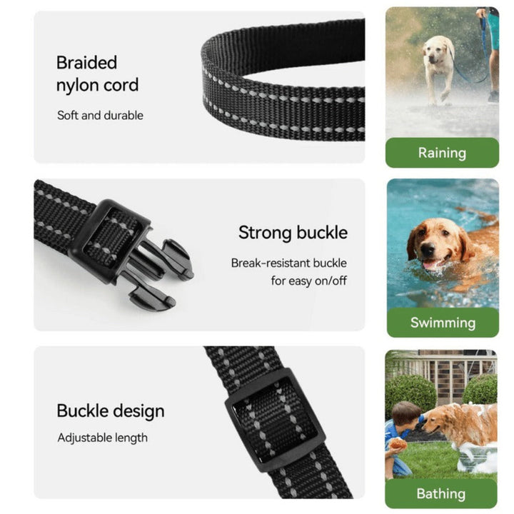 Ergonomic remote control for dog training collar, 300m range