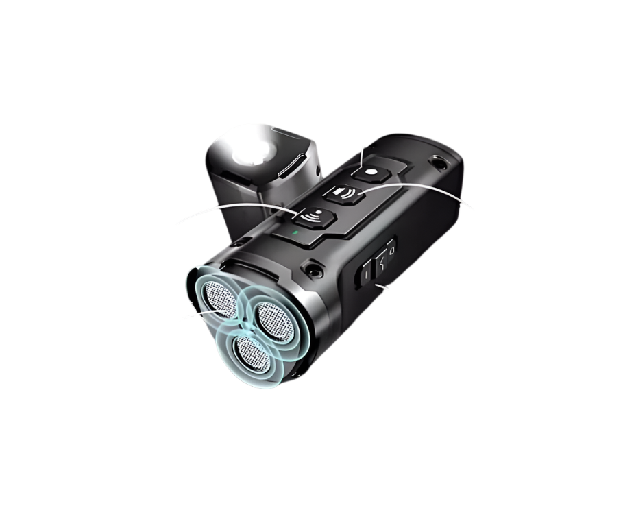 Advanced dog training aid, ultrasonic and LED equipped, for comprehensive pet care and behavior modification