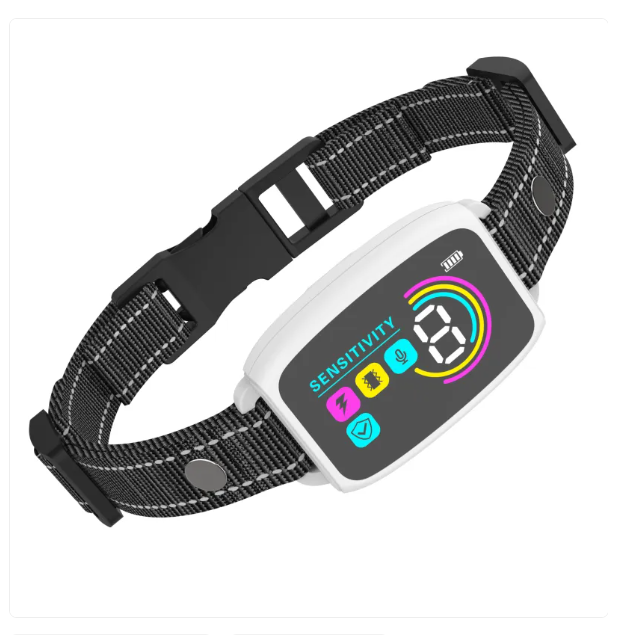 Durable Dog Training Remote Collar with vibration and shock features for behavior training.