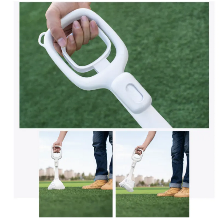 Red dog waste bag dispenser, durable pet supply for walks, keeps poop bags accessible, hygiene