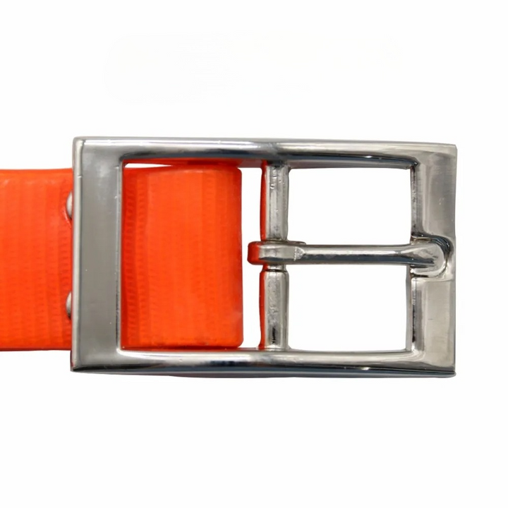 Adjustable pet collar, waterproof and odor-resistant, with quick-release breakaway feature