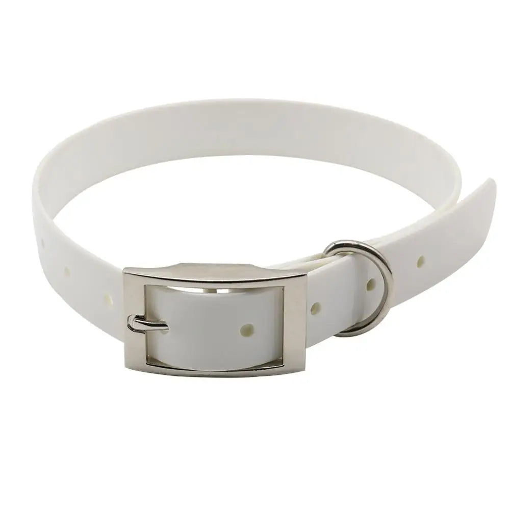 Breakaway waterproof dog collar, adjustable fit for comfort and pet safety, yellow design