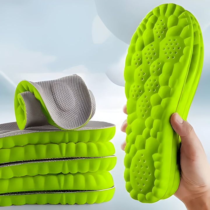 Unisex 4D Cloud Technology Insoles for super soft foot support & cushioning, enhancing comfort in any shoe.