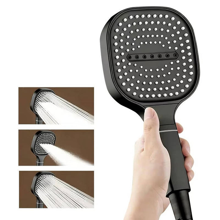 Easy-install universal filtered shower head. Upgrade your bathroom quickly for a refreshing, high-pressure home spa.