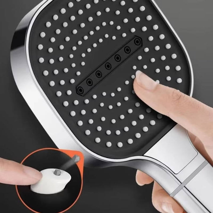 Versatile universal filtered shower head, suitable for all bathrooms, offers 3 distinct, powerful spray modes.