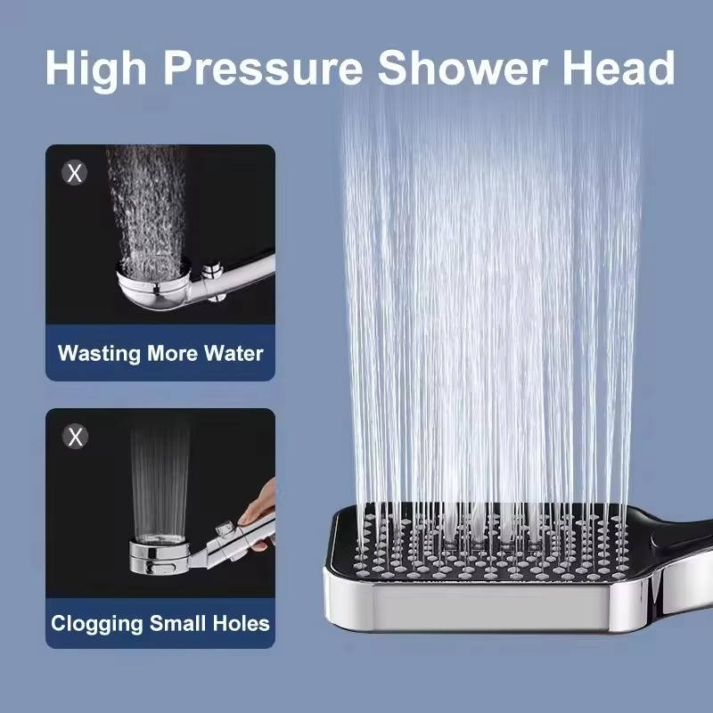 Filtered shower head for cleaner water, promoting healthier skin & hair. Enjoy 3 powerful, multimode spray settings.