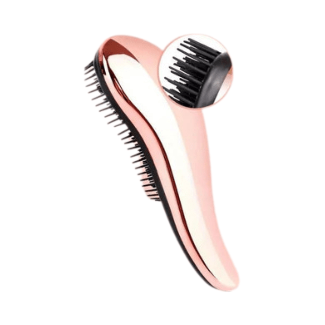 Dual-function dog grooming comb & massage brush for effective deshedding and pet relaxation