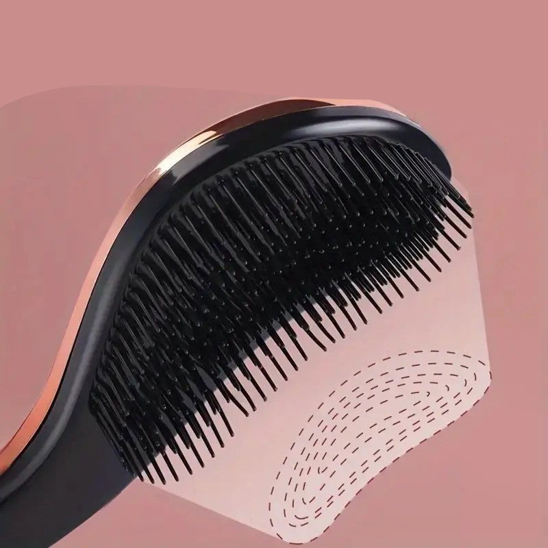 Versatile pet accessory: dog grooming comb with soft bristles for massage and detangling