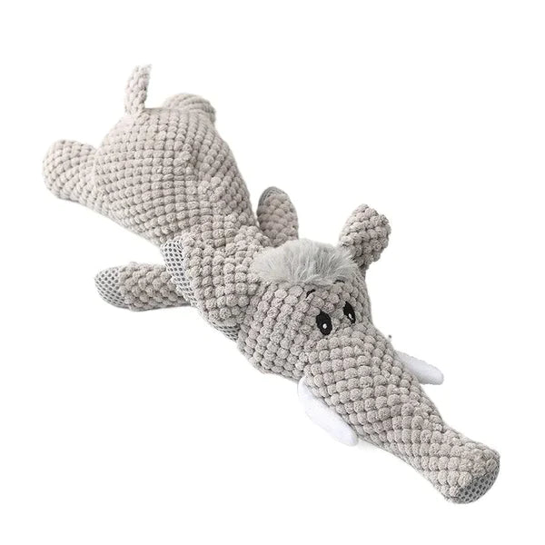 Invincible animal plush dog toy, heavy-duty pet supplies for aggressive chewers