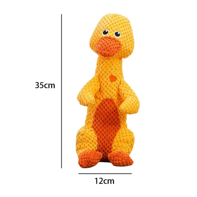 Heavy-duty Beast Chew dog toy, squeaky plush for aggressive chewers, pet play essential