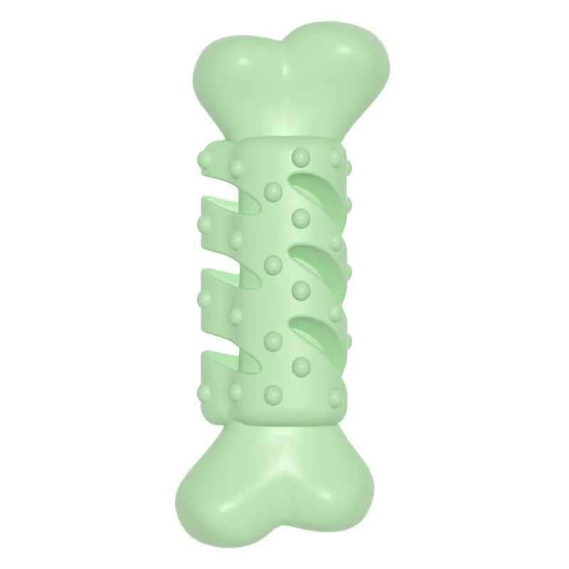 Bone-design dog dental chew for pet oral health, ensuring a happy and healthy playtime for strong chewers.