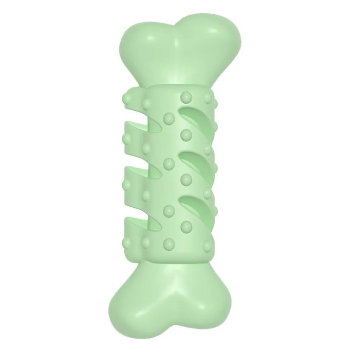 Bone-design dog dental chew for pet oral health, ensuring a happy and healthy playtime for strong chewers.