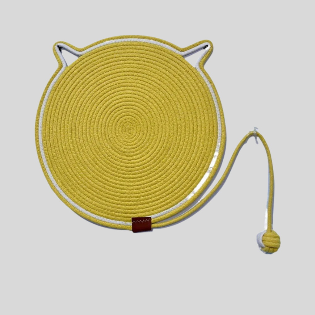 Versatile cat mat, scratch resistant floor protector, essential feline accessory.