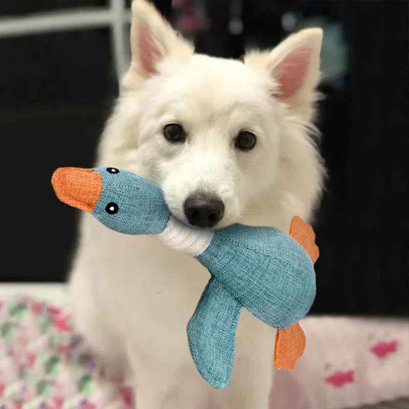 Tough dog chew toy designed for aggressive chewers, promoting long-lasting playtime