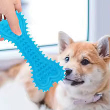 Robust chew bone dog toy, designed for dental care with nubs, a durable pet supply for active dogs.