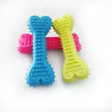 Pet supplies: durable dog chew toy, dental bone with nubs for dog health, playtime and enrichment.