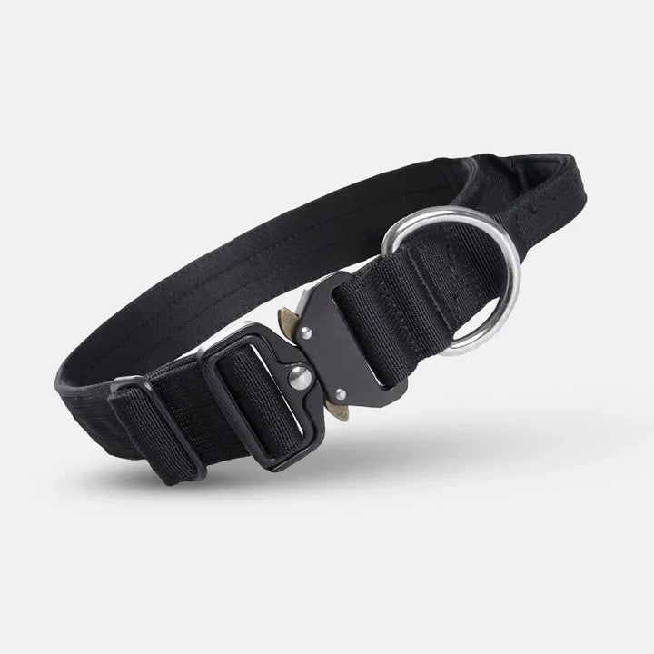 Secure dog training collar with integrated handle, perfect for pet owners seeking better control.