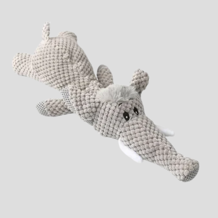 Nontoxic animal-shaped chew toy for dogs, perfect for active pets and strong chewers