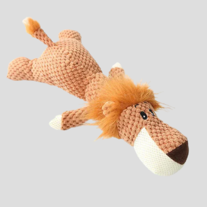 Unisex dog toy, a robust animal design for endless chewing and playful pet entertainment